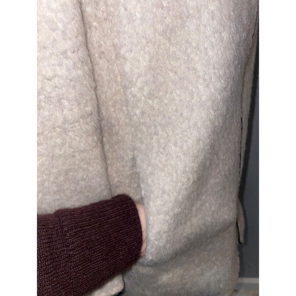Forever 21 Vintage Y2K Women's Alpaca Blend Teddy Jacket size S  Zip Up - Picture 6 of 11